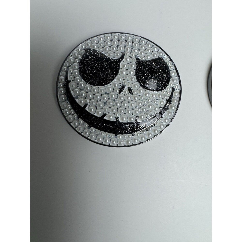 Disney x BaubleBar Jack Skellington Pearl-Accent Stud Earrings New in Box - Picture 3 of 5